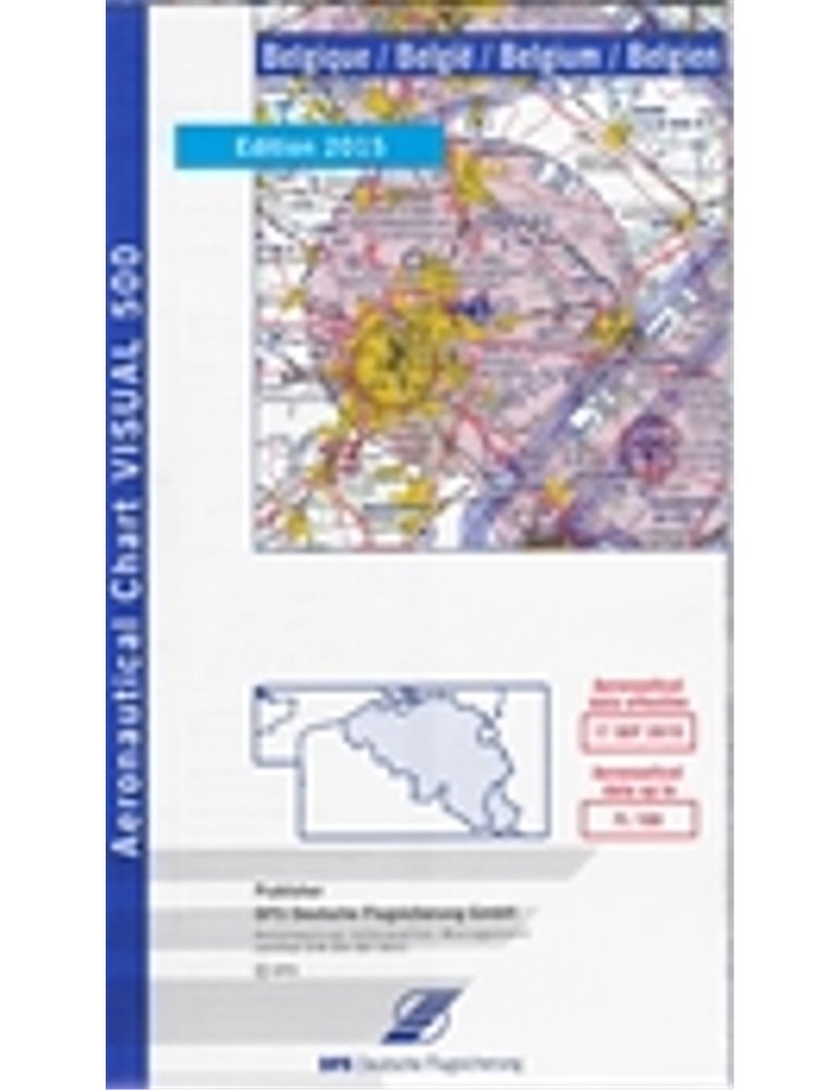 Belgium 1:500 000 ICAO - 2015