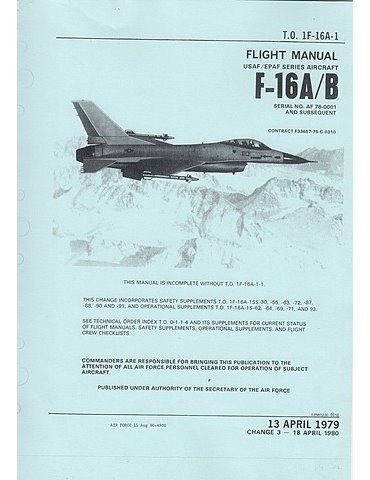 Manuale Pilotaggio - F-16 A/B