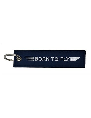 Cloth Key Rings with Metal Ring BORN TI FLY