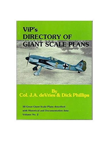 VIP's Directory of Giant Scale Plans: Volume No. 2