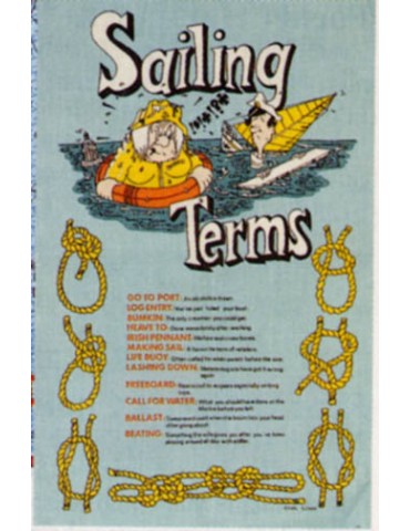 Strofinaccio "Sailing terms"